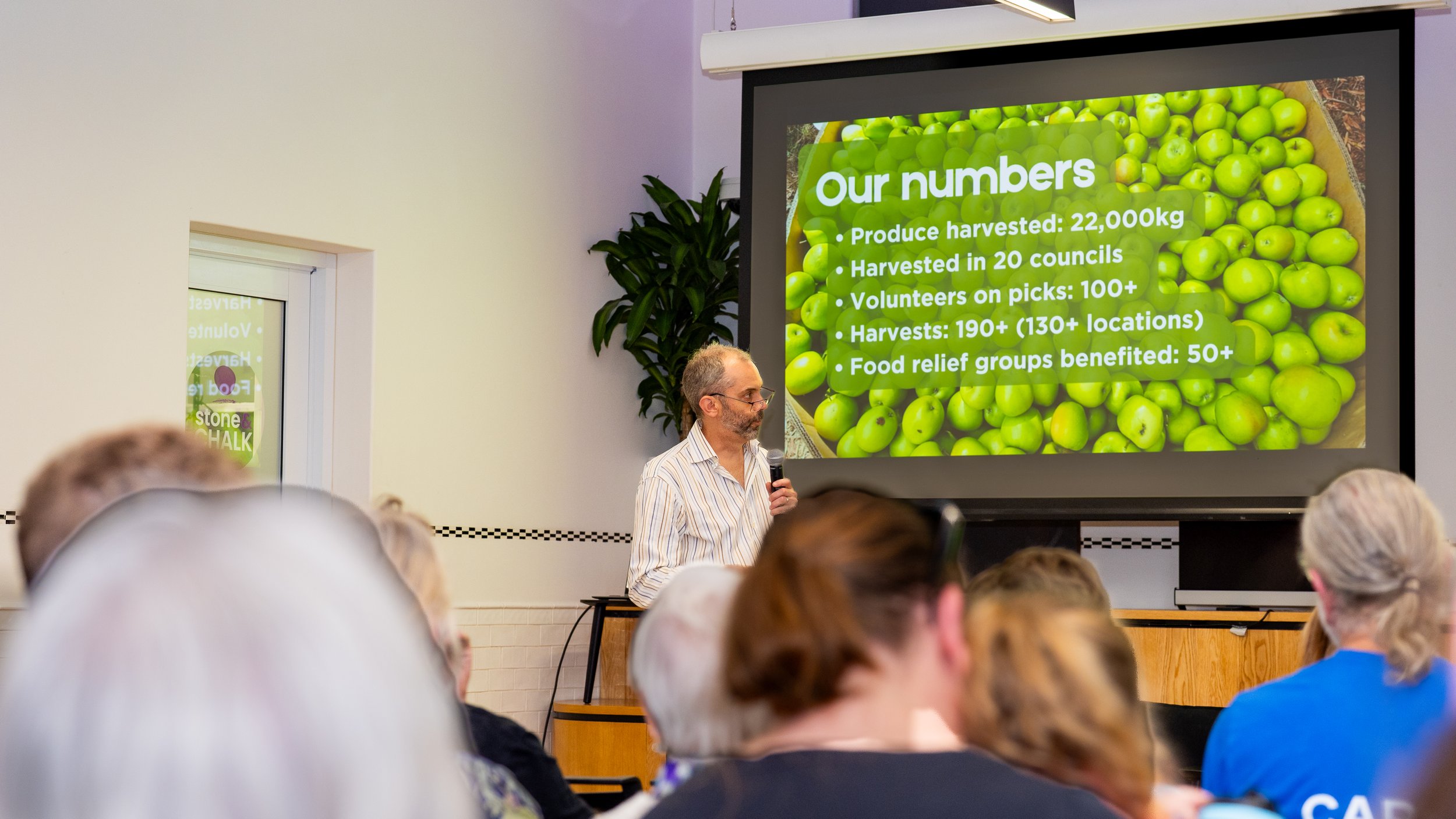 Our Founder Brett presenting at the Circular Impact Accelerator Pitch Night
