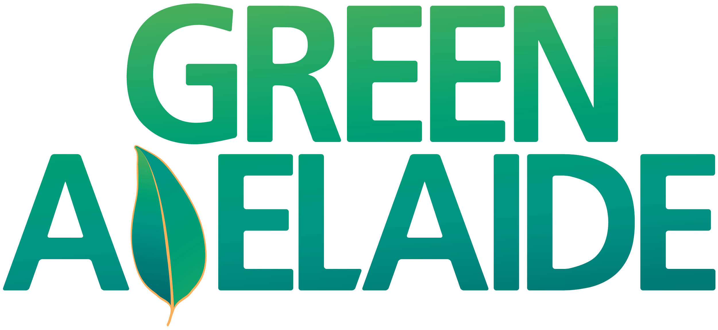 Green to teal gradient text reading 'Green Aisle' with a stylized green leaf separating the words 'Green' and 'Aisle'.